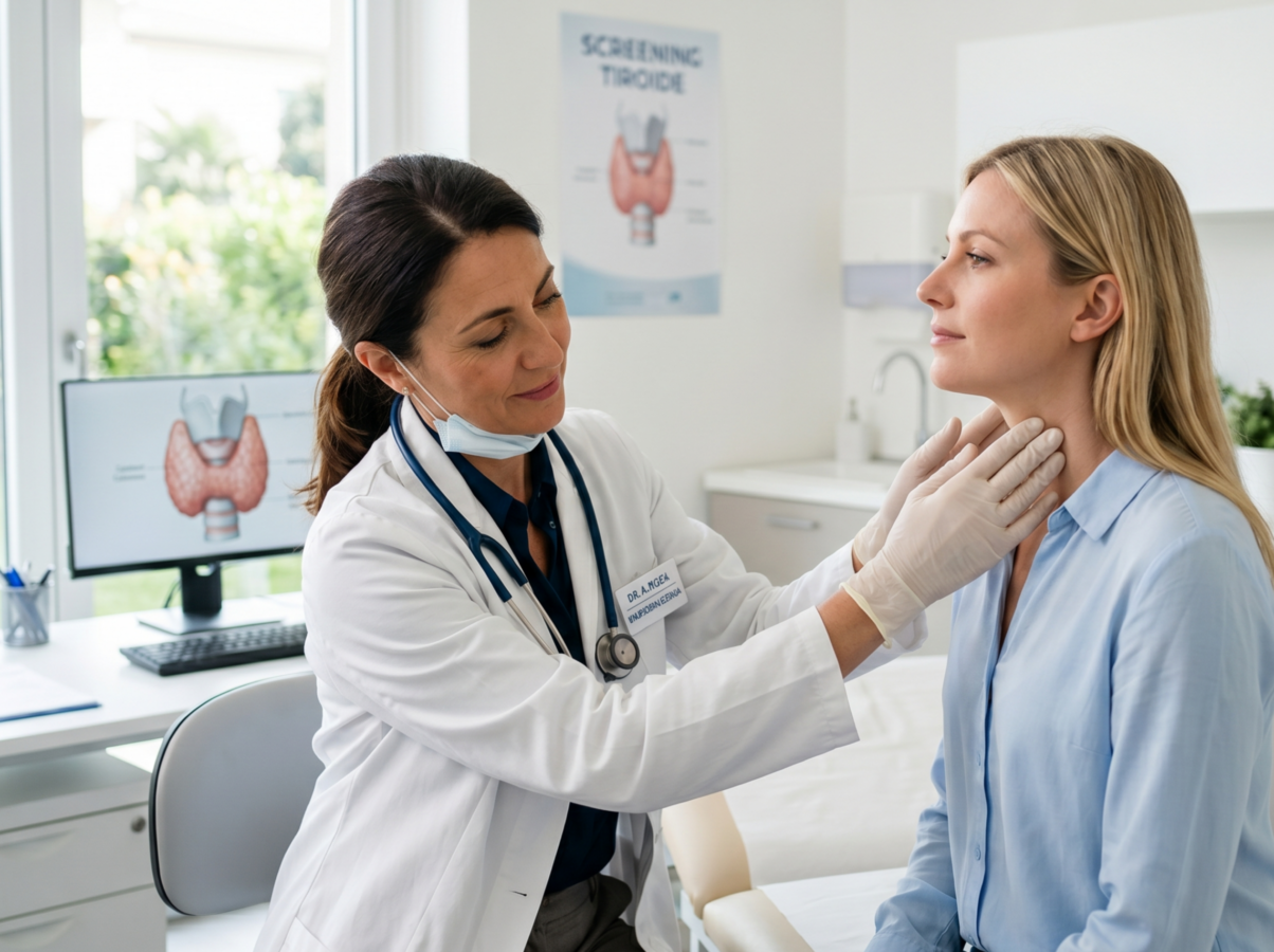 Visita endocrinologica specialistica per il controllo dei sintomi delle patologie tiroidee presso Pret Medica.